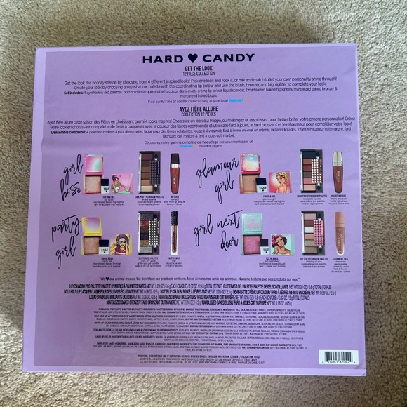 NWT Hard Candy “Get the Look” 11 Makeup Piece Collection- Eyes, Lip and Face - Picture 5 of 6